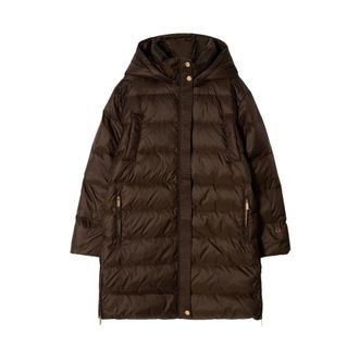 Busnel Jassen, Dames, Bruin, M, Nylon, Flisa Donsjas