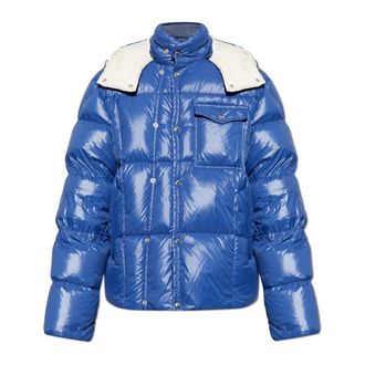 Moncler Down Jackets, male, Blue, Size: 3XL Serfanto down jacket