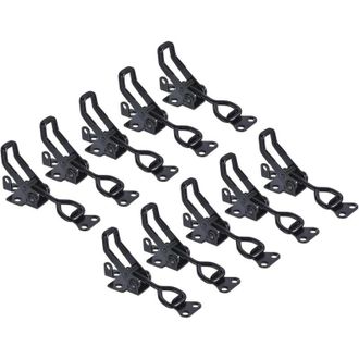 OEM Paquete De 10 Clips De Palanca Ajustables, Clips Met&aacute;licos Para Cremalleras, Modelo 4002, Clips De Palanca De Liberaci&oacute;n R&aacute;pida Para Puertas De Armari