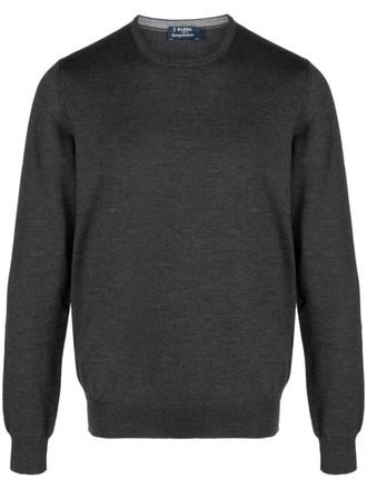 Barba fine-knit virgin-wool jumper - men - Virgin Wool - 56 - Grey