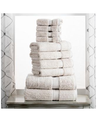 Superior Highly Absorbent 10Pc Ultra Plush Egyptian Cotton Towel Set