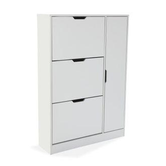 VERSA C&oacute;moda en madera aglomerada blanco