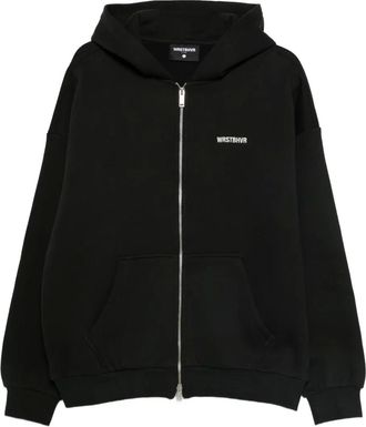 Worst Behavior Felpa con cappuccio e zip - Nero