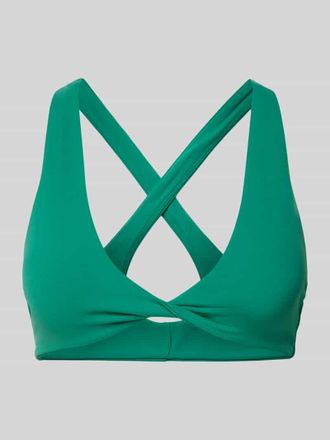 P.E Nation Slim Fit Sport BH mit Logo-Detail in Gruen, Gr&ouml;&szlig;e XL
