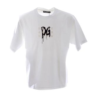 Dolce & Gabbana Heren, Tops, Wit, Maat: XS Katoen