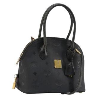 MCM Pre-owned Handbags, female, Black, Size: ONE SIZE Pre-owned Hand Bag