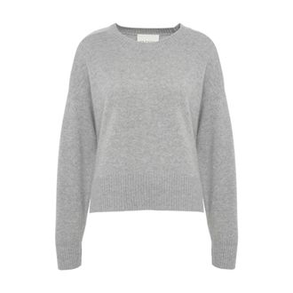 Closed Closed, Round-neck Knitwear, female, Gray, Size: XS Classic Crew Neck Knitwear Grigio