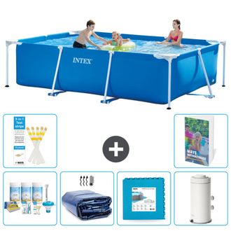 Intex Piscina Con Estructura Rectangular - 300x200x75 Cm - 7-piezas S14