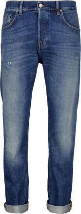 Dondup Up 730 Ds 0405U MT9 Slim-fit Jeans - Heren - Slim Fit Jeans - Blauw - W35 - Katoen - Jeans