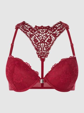 Lascana Push-Up-BH aus Spitze in Rot, Größe 75A