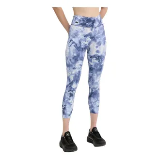 Lacoste Ultra Dry Printed Stretch Sport Leggings - Dames - Broeken - Blauw - Maat: XS Taf