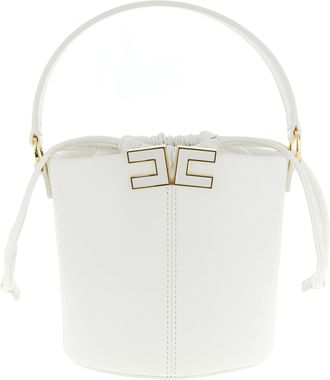 Elisabetta Franchi Beuteltasche mit Logo von Elisabetta Franchi