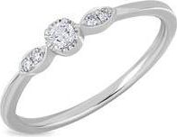 Bony Levy Monaco Diamond Stacking Ring in 18Kw Gold at Nordstrom Rack, Size 6.5