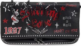 Zadig&Voltaire Clutch tas Rock - Dames - Clutches - Zwart - ONE Size - Leer - Tassen