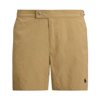 Polo Ralph Lauren Beachwear, male, Brown, Size: W35 Swim Short
