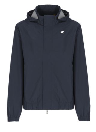 K-Way Blue Aurene Stretch Hooded Jacket