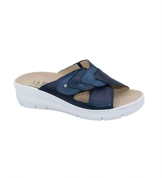 Eric Michael Womens Shirley Sandal In Navy