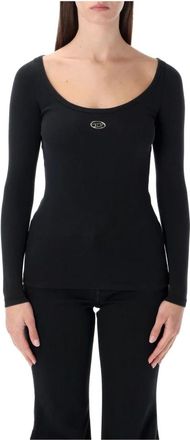 Diesel Mujer, Camisetas, Negro, Talla: L