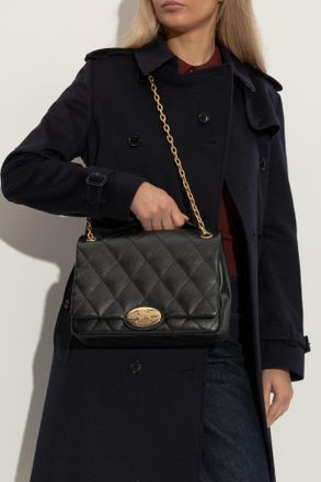 Burberry Shoulder Bag Strand Medium, Womens, Black