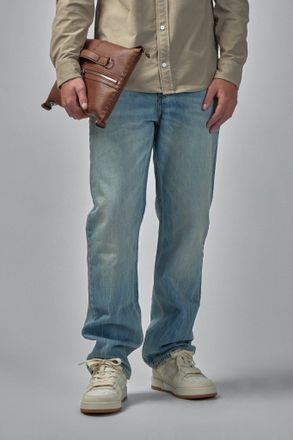 Denham Dagger Mid Blue - Relaxed Fit
