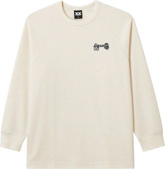 Fingercroxx Felpa con ricamo - Toni neutri