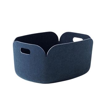 MUUTO Restore Aufbewahrungskorb 48 x 35 cm, midnight blue
