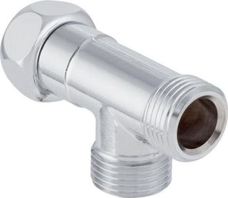 Keramag Keramag - Pieza En T Aquaclean De Geberit Con Rosca Exterior, Cromada