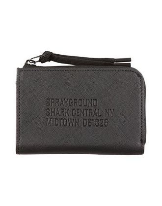 Sprayground BLACKED OUT EMBOSSED GOLD TOOTH WALLET