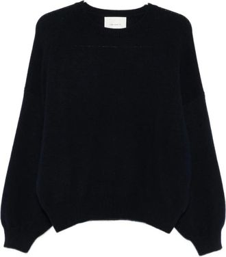Lisa Yang Truien & Vesten, Dames, Blauw, XS, Kasjmier, Veira Sweater
