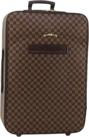 Louis Vuitton Vintage, unisex, Bruin, ONE Size, Pre-owned Weekend Suitcase
