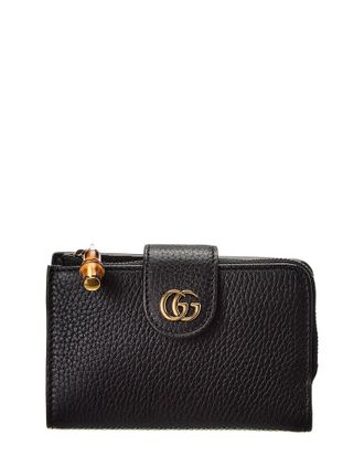 Gucci Double G Medium Leather Card Case