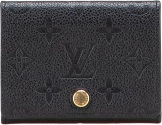 Louis Vuitton Pre-owned Bi-fold Portemonnee - Heren - Vintage Accessoires - Zwart - ONE Size - Leer - Vintage
