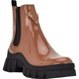Guess Hestia Chelsea Boot in Medium Brown at Nordstrom Rack, Size 5.5