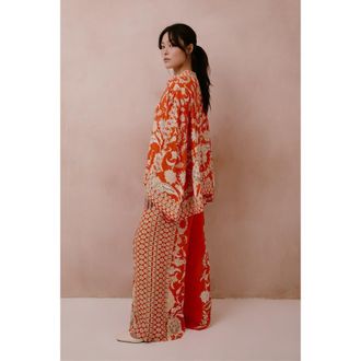 Raishma Sapphira Trousers in Floral at Nordstrom, Size 16 Uk