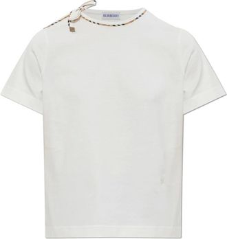 Burberry T-Shirts, female, Beige, Size: XS Frankie Top