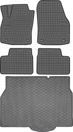 OEM Juego De Alfombrillas De Goma Para Coche Y Maletero Para Opel Astra Iii H Hatchback (2004-2014)