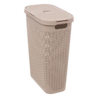 5five Simply Smart 5five Simply Smart - Cesta De Lino Slim 40l De Rat&aacute;n - 5five