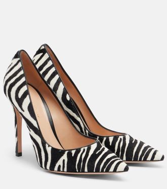 Gianvito Rossi Salones Gianvito de pelo estampados