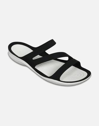 Crocs Womens Swiftwater Womens Casual Sandals - Black - Size: 7