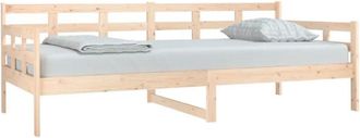 vidaXL Sofá cama sin colchón madera maciza de pino 90x200 cm Vidaxl