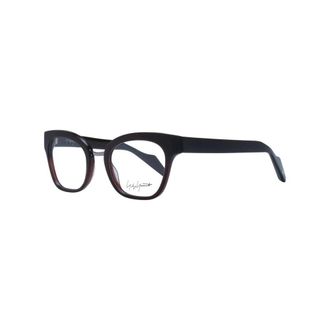 Yohji Yamamoto Glasses, unisex, Brown, Size: ONE SIZE Brown Butterfly Style Optical Frames