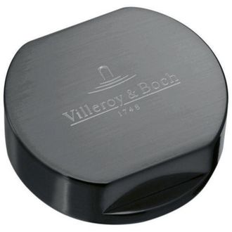 Villeroy & Boch Villeroy&boch - Pomo Para Mecanismo De 2 Cubetas En Acero Inoxydable Acabado Antracita