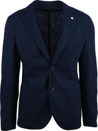 L.B.M. 1911 L.b.m. 1911, Heren, Jassen, Blauw, Maat: L Wol