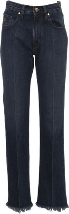 Jacob Cohen Loose-Fit Denim Jeans - Dames - Jeans - Blauw - Maat: W30 Denim