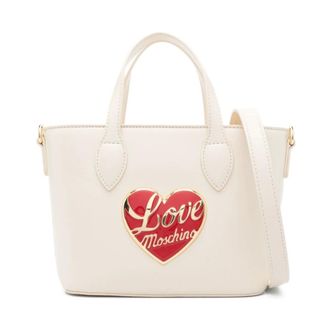 Love Moschino Handbags, female, Beige, Size: ONE SIZE Handbag