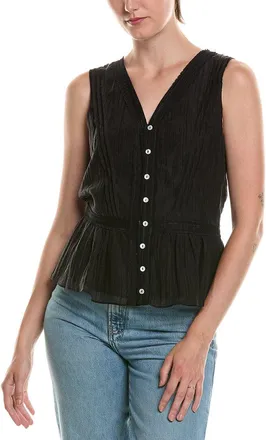 Vince Camuto Lace-Trim Shell