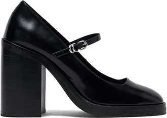 Maje 100 mm leren pumps - Zwart