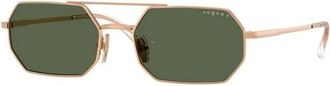 Vogue Eyewear Vo 4329S Zonnebril - Dames - Zonnebrillen - Geel - 55 MM - Accessoires
