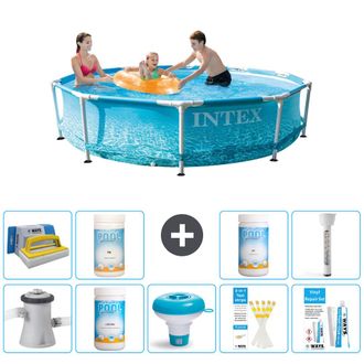 Intex Piscina Con Estructura Redonda - 305x76 Cm - 8-piezas S43231