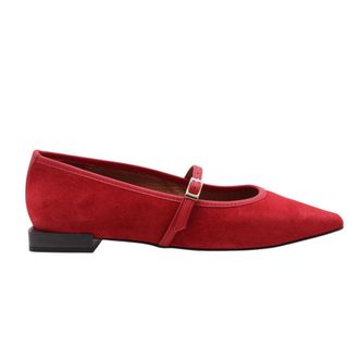 Ángel Alarcón Ballerina Shoes, female, Red, 4 UK, Polka Dot Ballerina Shoes